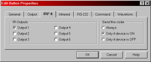 IRF-6 Output Settings