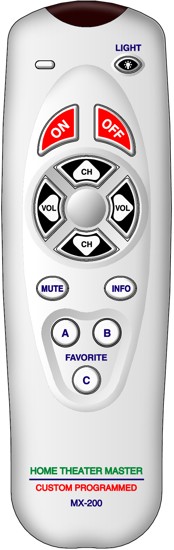 Universal Remote Control MX-200 